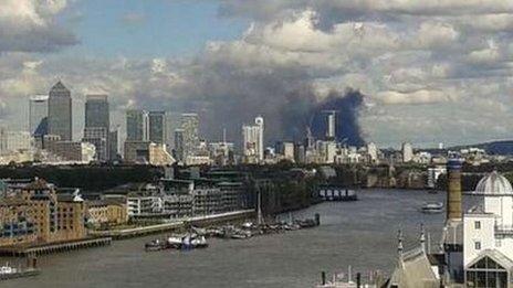 Fire in Greenwich