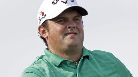 Patrick Reed playing at the Wells Fargo Championship tournament at Quail Hollow