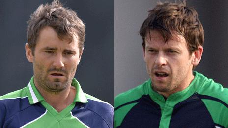 Tim Murtagh and Ed Joyce of Ireland