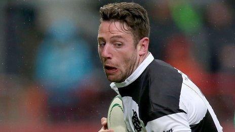 Alex Cuthbert scored two tries for the Barbarians