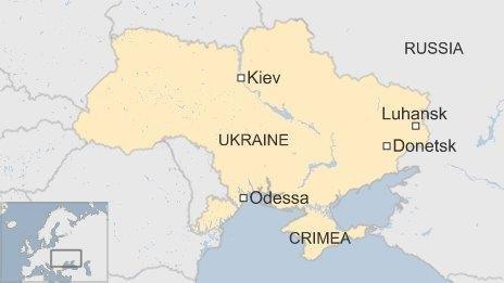 Map of Ukraine