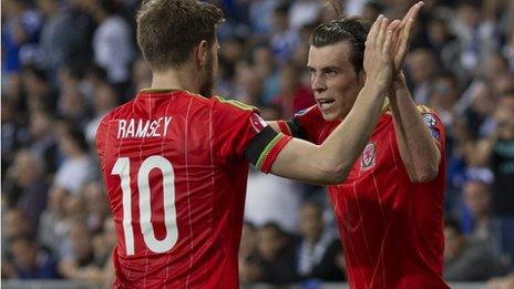 Aaron Ramsey and Gareth Bale