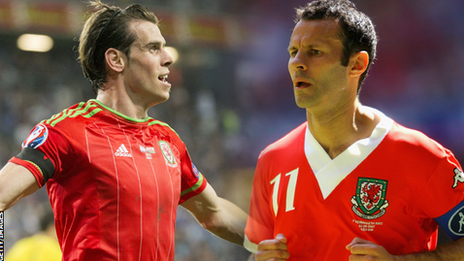 Gareth Bale and Ryan Giggs