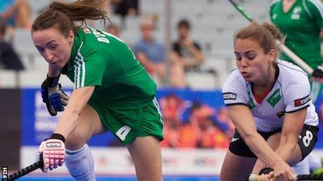 Ireland succumbed to a 4-1 defeat by Germany after a brave battle