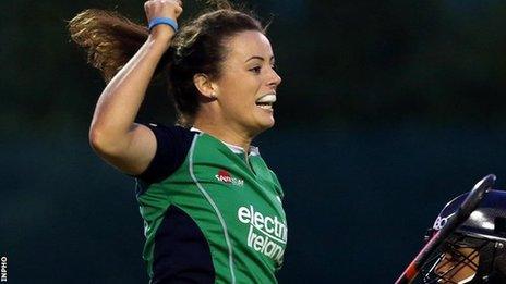 Aine Connery scored the winner for Ireland against Uruguay