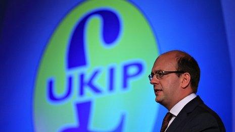 Mark Reckless, speaking at the UKIP conference after his defection