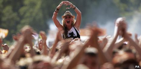 Fans at V Festival in Chelmsford