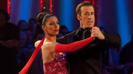 Laila Rouass and Anton Du Beke