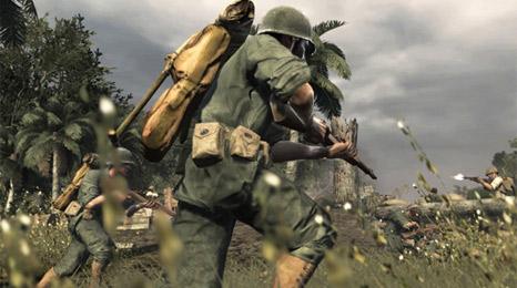 Screen shot from Call Of Duty: World At War