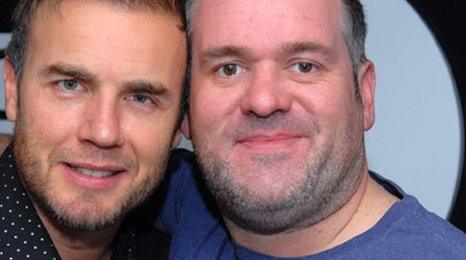 Gary Barlow and Chris Moyles