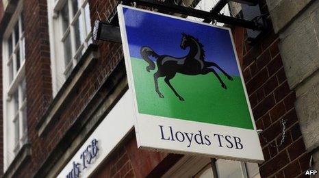 Lloyds bank sign