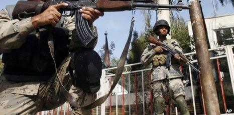 Afghan policemen