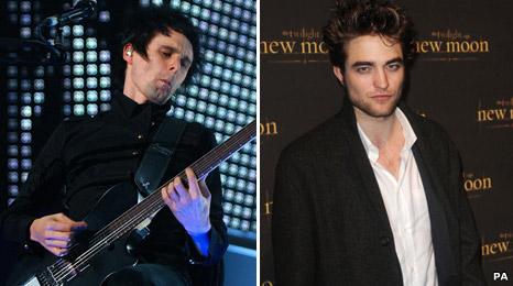 Matt Bellamy from Muse and Robert Pattinson