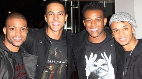 JLS: JB, Marvin Humes, Ortise Williams, Aston Merrygold