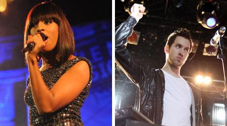 Alexandra Burke and Calvin Harris