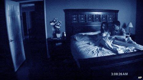 Scene from Paranormal Activity