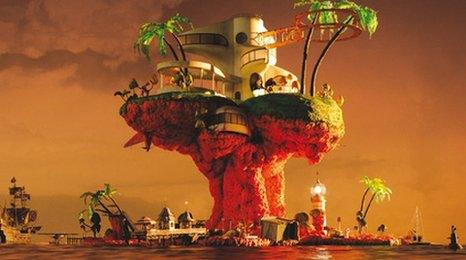 plastic beach album cover