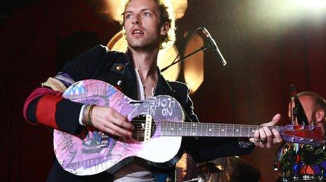 Chris Martin from Coldplay