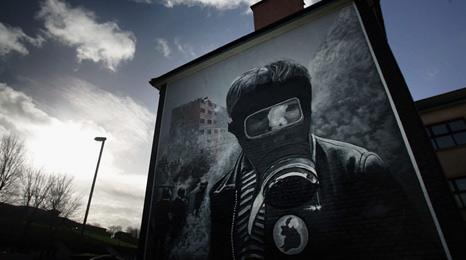 Republican mural in Northern Ireland