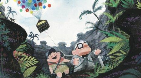 A scene from Up