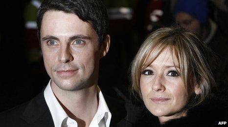 Matthew Goode and partner Sophie Dymoke