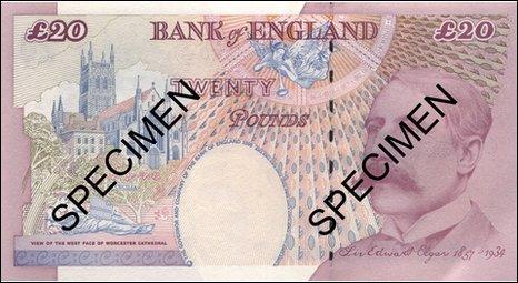 A £20 note