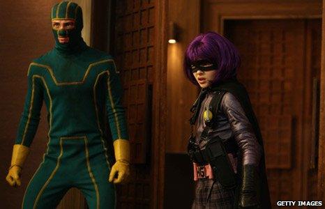 Kick-Ass and Hit Girl