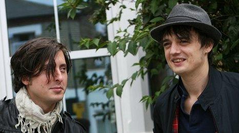 The Libertines' Carl Barat and Peter Doherty