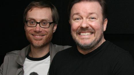 Stephen Merchant and Ricky Gervais