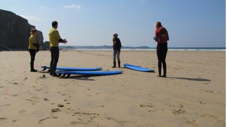 Cornwall beach