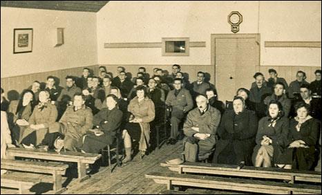 Cinema in Shapinsay in late 1940s/early 1950s. Image courtesy of Dr Ian Goode