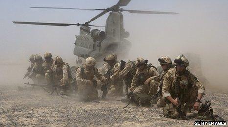 British soldiers in Afghanistan