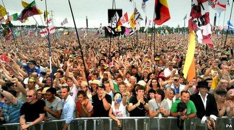 Festival crowd