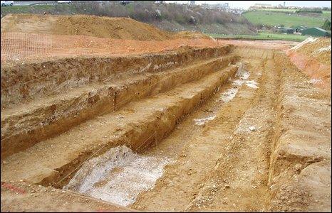 Trench in Dartford (southampton University)