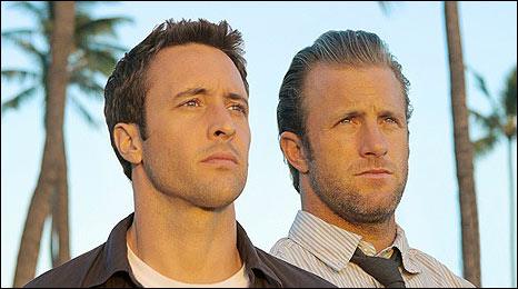 Alex O'Loughlin and Scott Caan in Hawaii Five-O