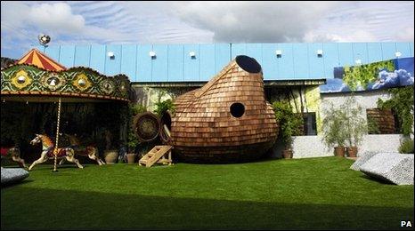 Big Brother house garden