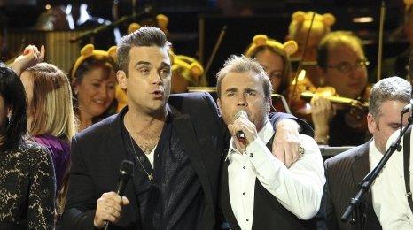 Robbie Williams and Gary Barlow