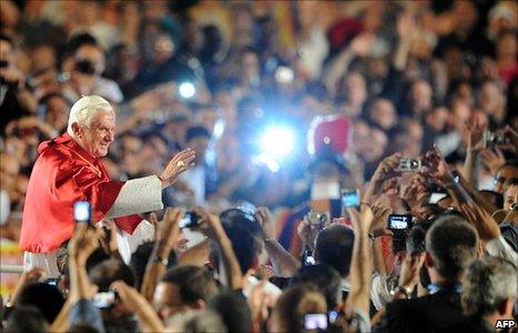 Pope Benedict XVI at St Peter's Square