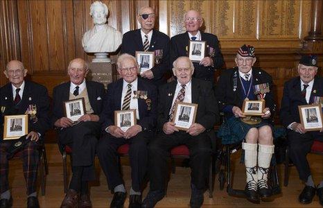 St Valery veterans. Pic: Courtesy of Highland Council