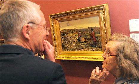 William Dyce's Welsh Landscape with Two Women Knitting at the National Museum Wales