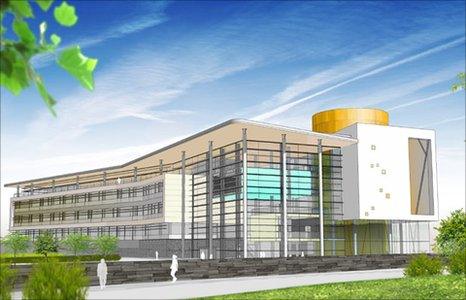 Concept art of new Inverness College