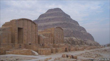 The Step Pyramid of Djoser in Saqqara