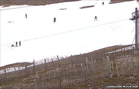 Skiing at the CairnGorm Mountain resort