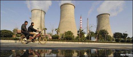 Power plant in Xiangfan, Hubei province, China