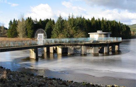 Black Esk reservoir - courtesy Scottish Water