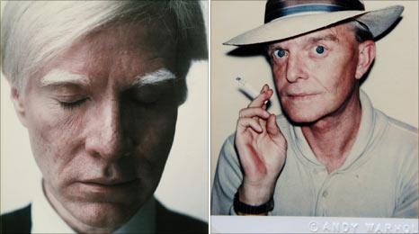 Andy Warhol's Self Portrait (Eyes Closed) and Truman Capote