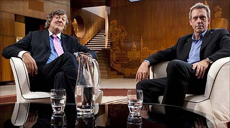 Stephen Fry and Hugh Laurie