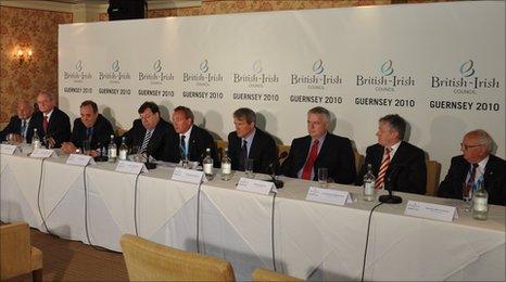 British-Irish Council summit in Guernsey in June 2010