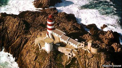 Casquets lighthouse off Alderney