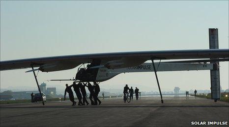 The HB-SIA aeroplane (Solar Impulse)